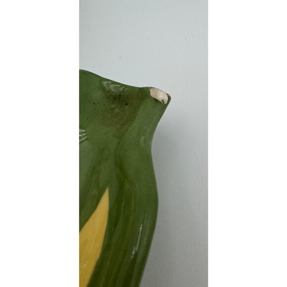 Vintage Corn Holder Dishes Ceramic Corn on the Cob Plates Set of 7 - Picture 7 of 8